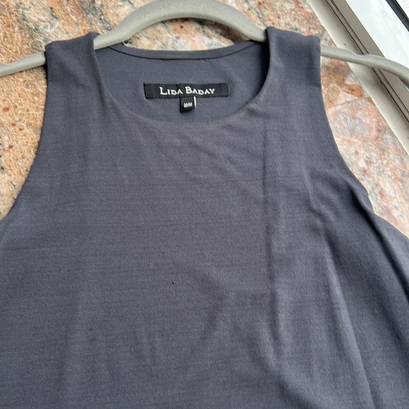 2/$20 Lida Baday - Charcoal Jersey-style Halter - Picture 4 of 6